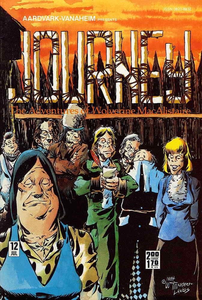 Journey #12 VF; Aardvark-Vanaheim | Messner-Loebs Wolverine MacAlistaire - we co