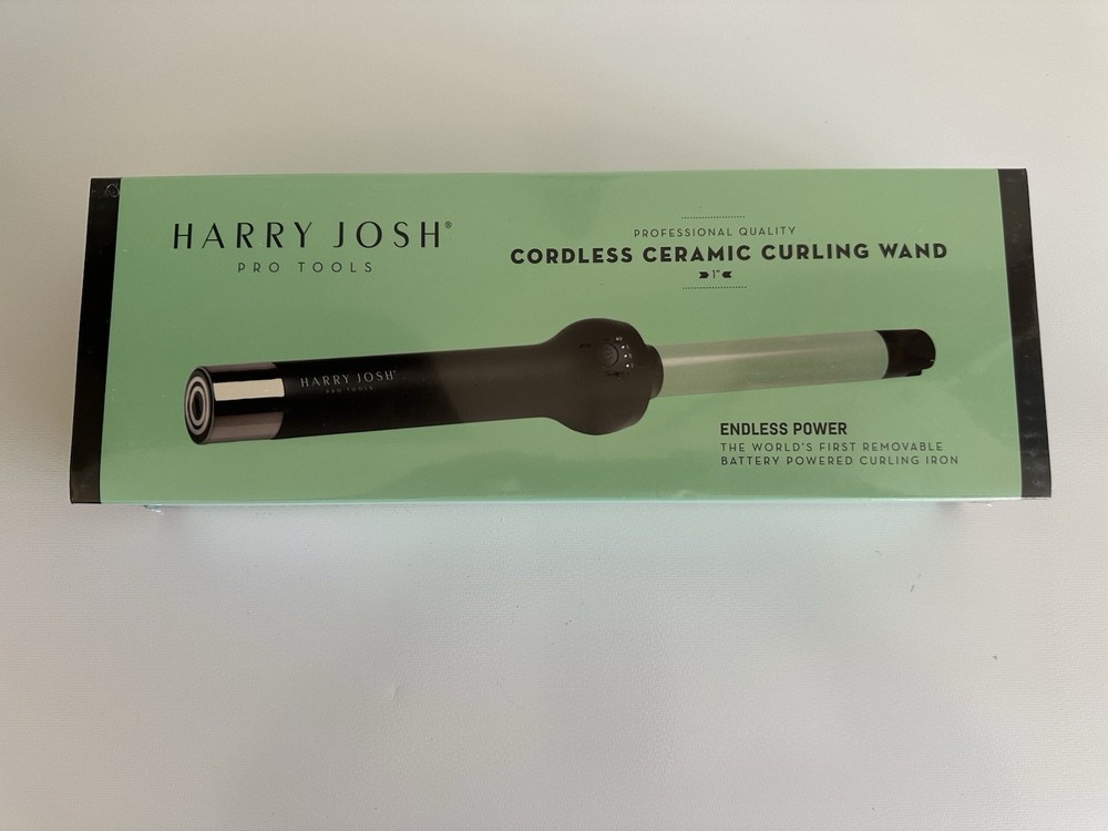 Harry Josh Pro 1 Inch Cordless Ceramic Curling Wand - New Model