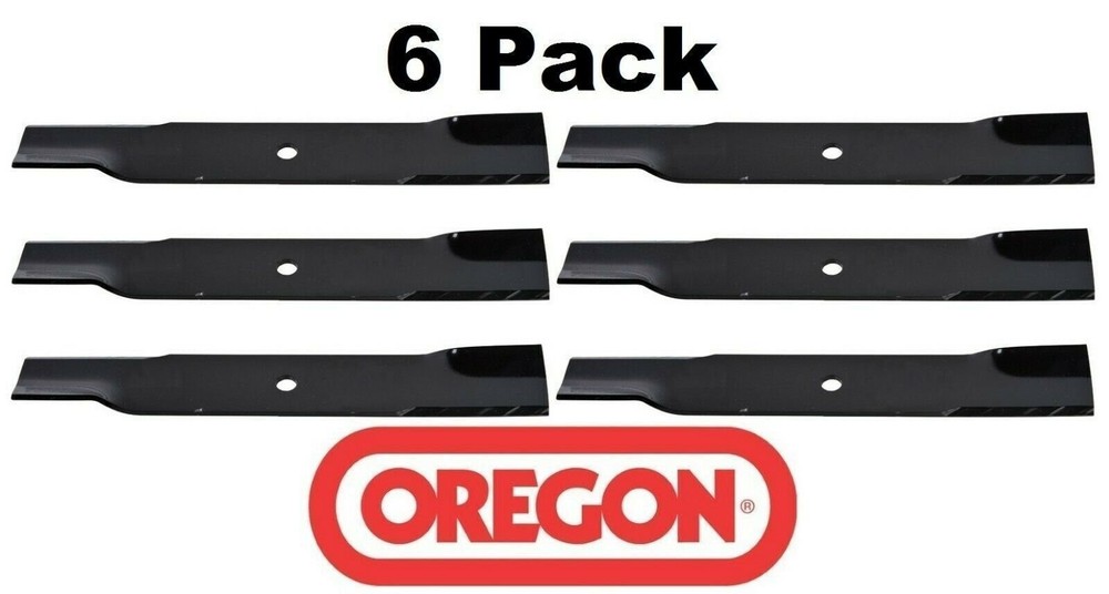 6 Oregon 92-737 Mower Blades Compatible with John Deere M127466