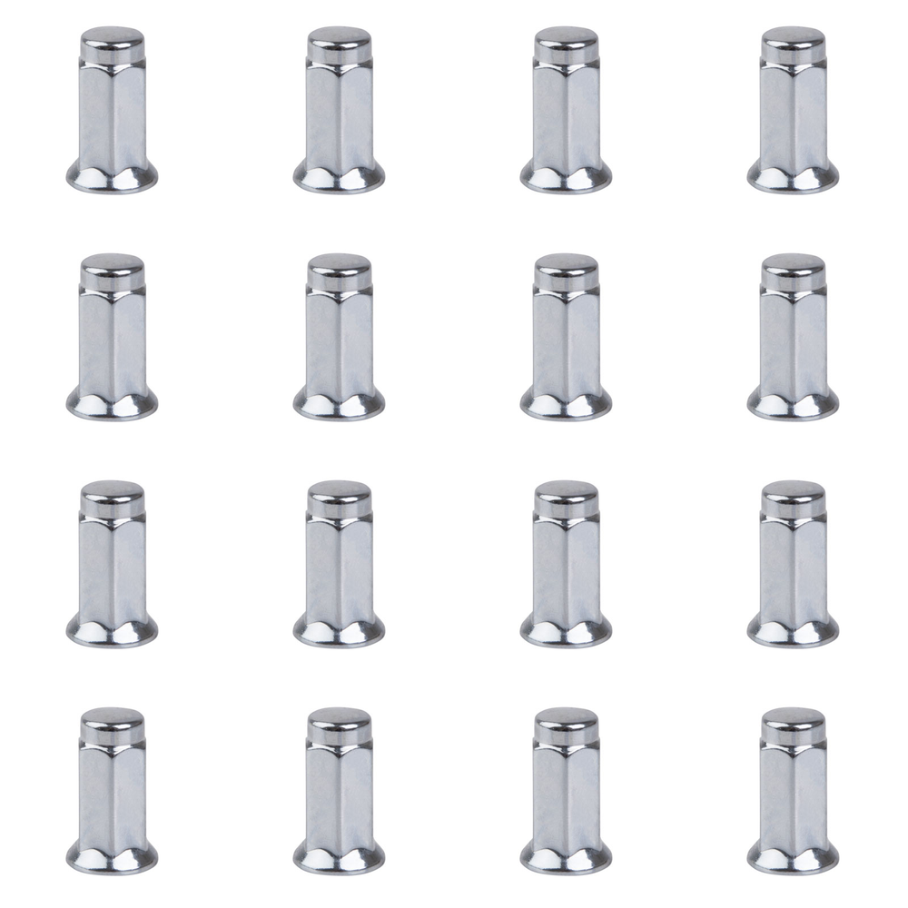 (16 Pack) Tusk Flat Base Lug Nut   For Kymco MXU 500i 2010-2014