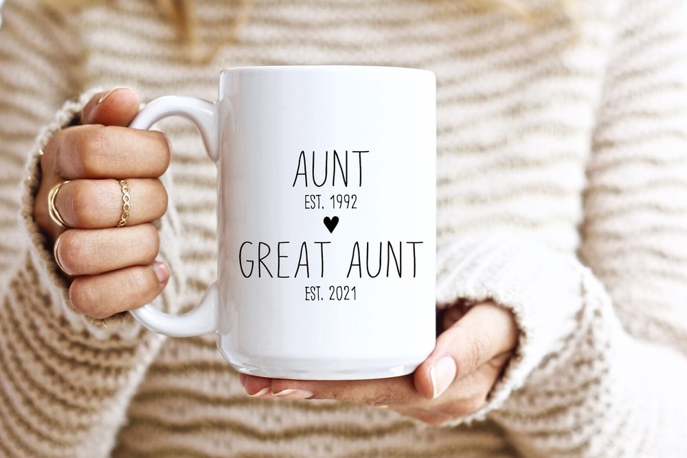 Great Aunt Pregnancy Announcement Gift for New Baby Gender Reveal