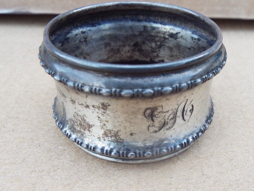 Vintage Gorham Sterling Napkin Ring #B1559 Engraved