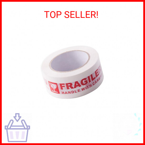 AGU Warning Fragile Tape-Handle with Care Packing Printing Tape-2 Inch x 330 Fee