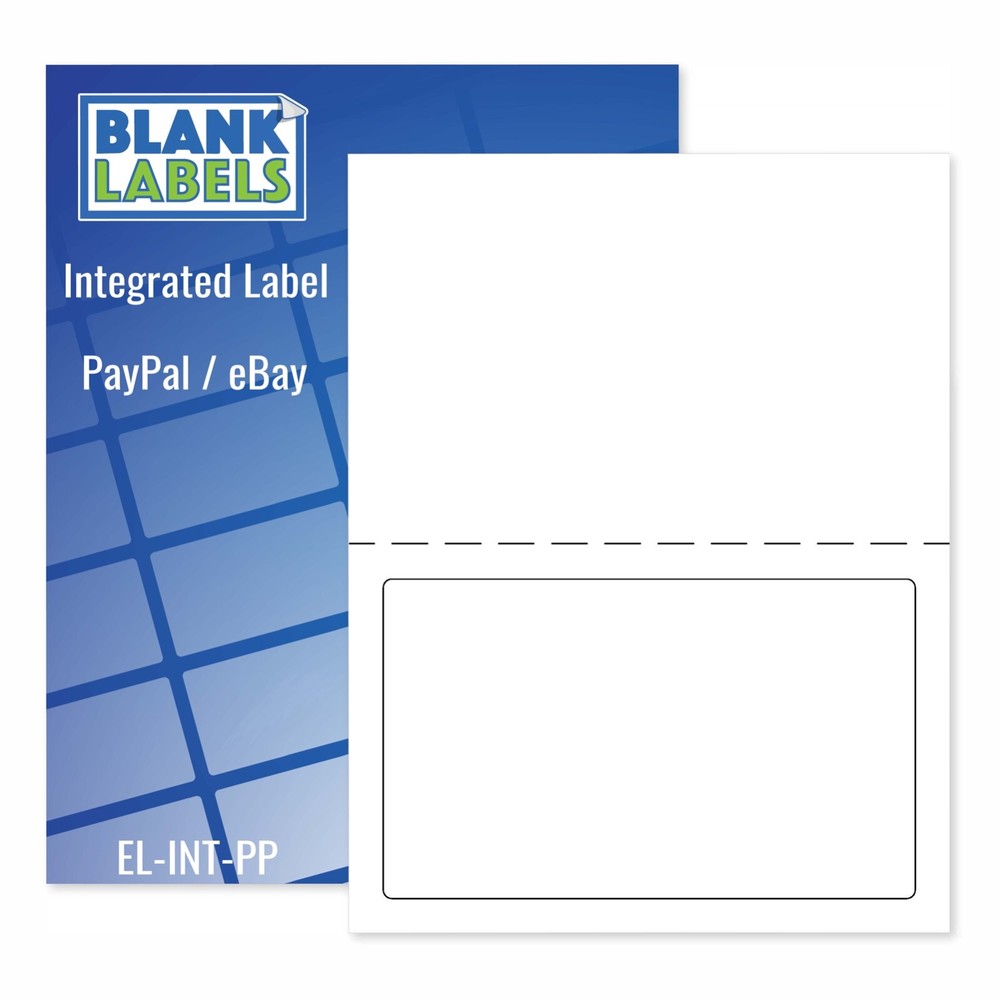 750 Laser Ink Jet Labels PayPal w/ Tear Off Receipt - Perfect for eBay Postage!-image