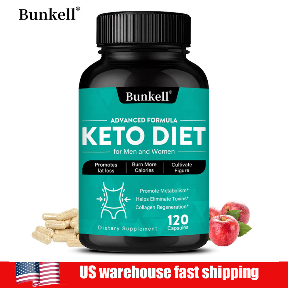 Keto + ACV 120 Capsules 1300 mg - Weight Loss,Fat Burning,Weight Management