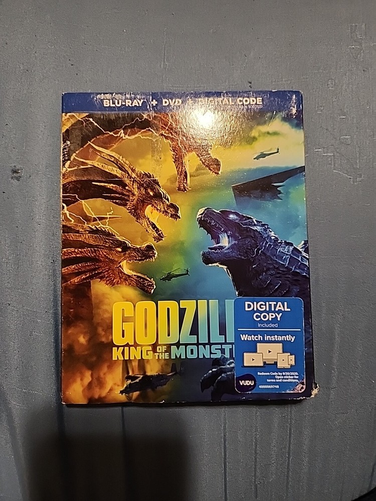 Godzilla: King of the Monster w/ Slipcover (Blu-ray + DVD + digital) 2019