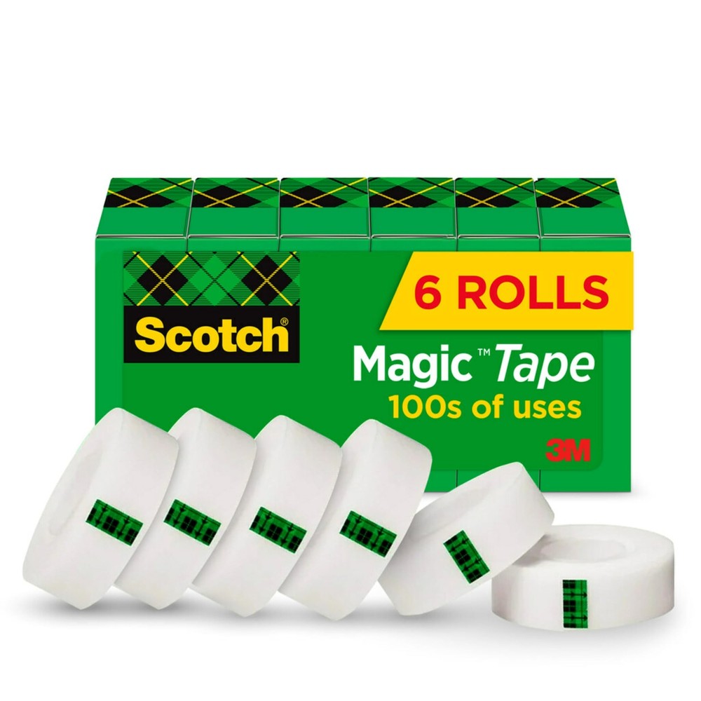 Scotch Magic Tape, Invisible, Home Office Supplies and Back to School Supplie...