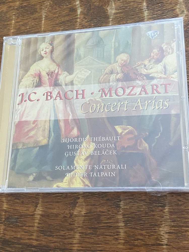 New JC BACH Mozart Concert Arias Hiroko Kouda period instruments oboe