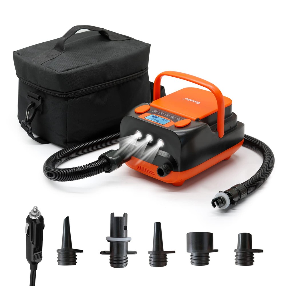 Rechargeable Paddle Board Pump 16PSI Sup Air Pump with Battery,Electric Porta...