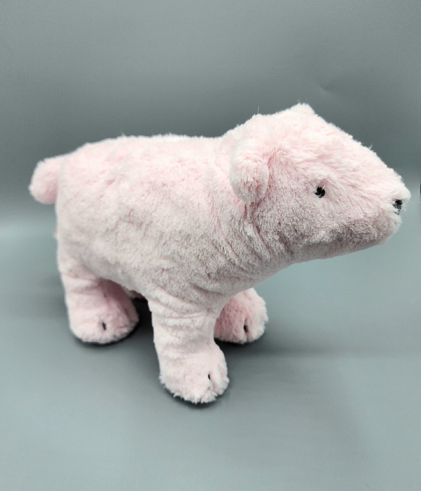 Target GC Brands Polar Bear Pink Plush Stuffed Animal Standing Lovey 2018 12