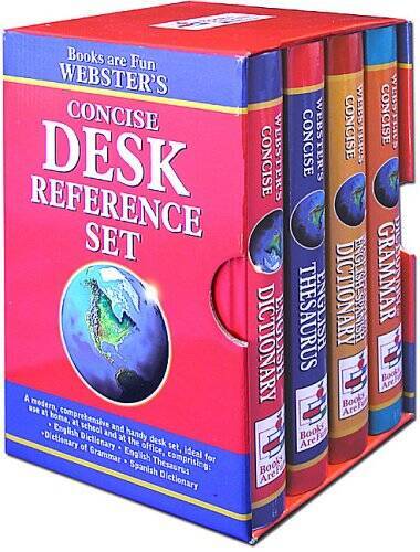 Webster's Concise Desk Reference Set - Hardcover - VERY GOOD