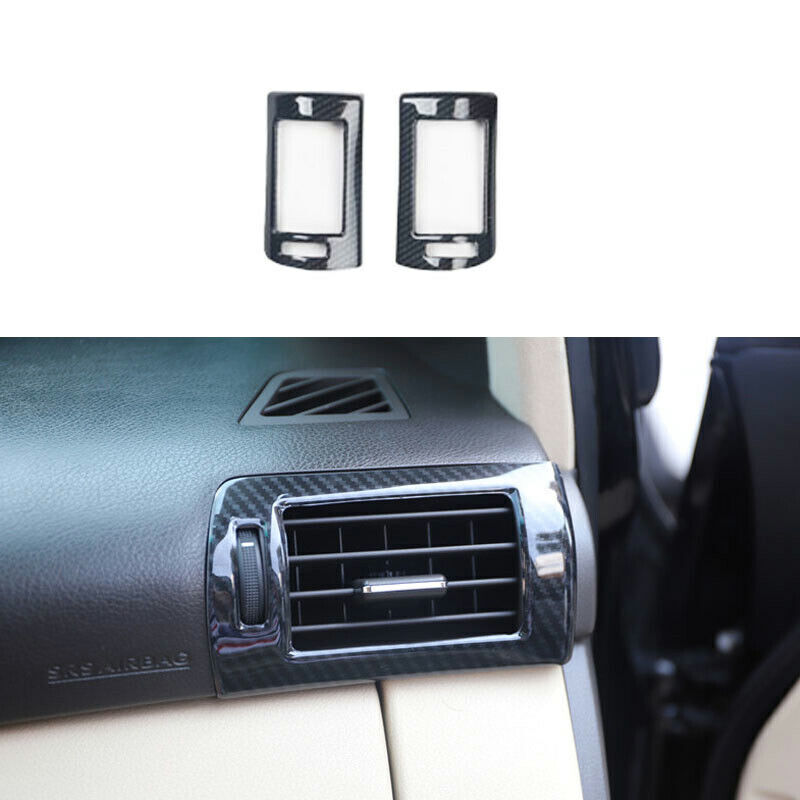 For LEXUS RX350 450h 2010-15 Carbon fiber Car Dashboard side Air Vent Cover Trim