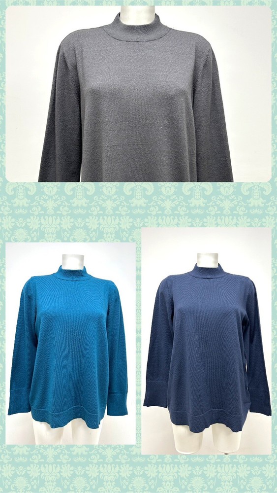 Lightweight Soft High Neck Jumper for Women Sizes 14-32 Ex Yours