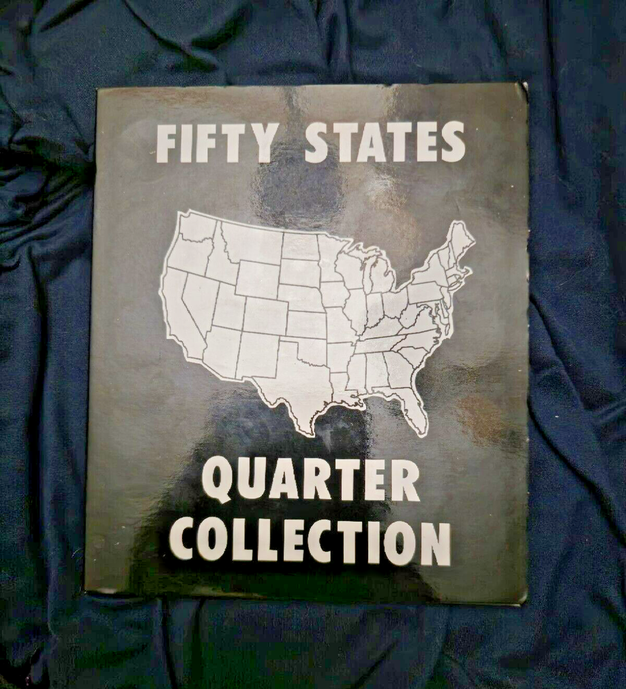 50 States Quarter Collection Book (With all 50 uncirculated quarters included)