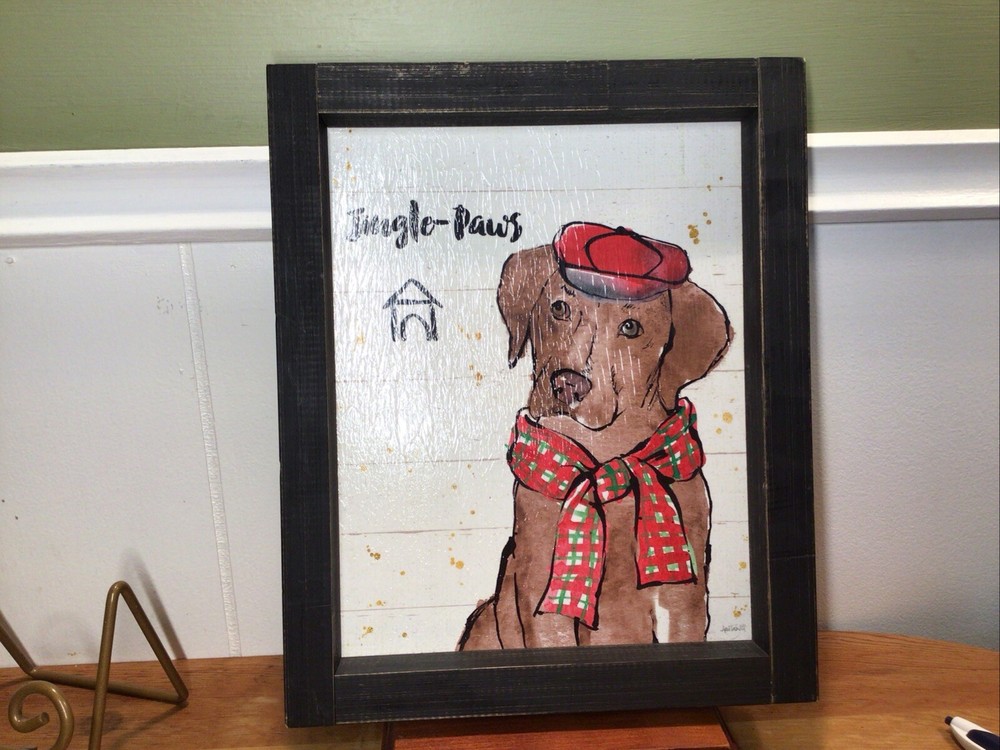 VTG.’18,Strike a Paws, Christmas Jingle by Anne Tavoletti, Canvas Wall Art