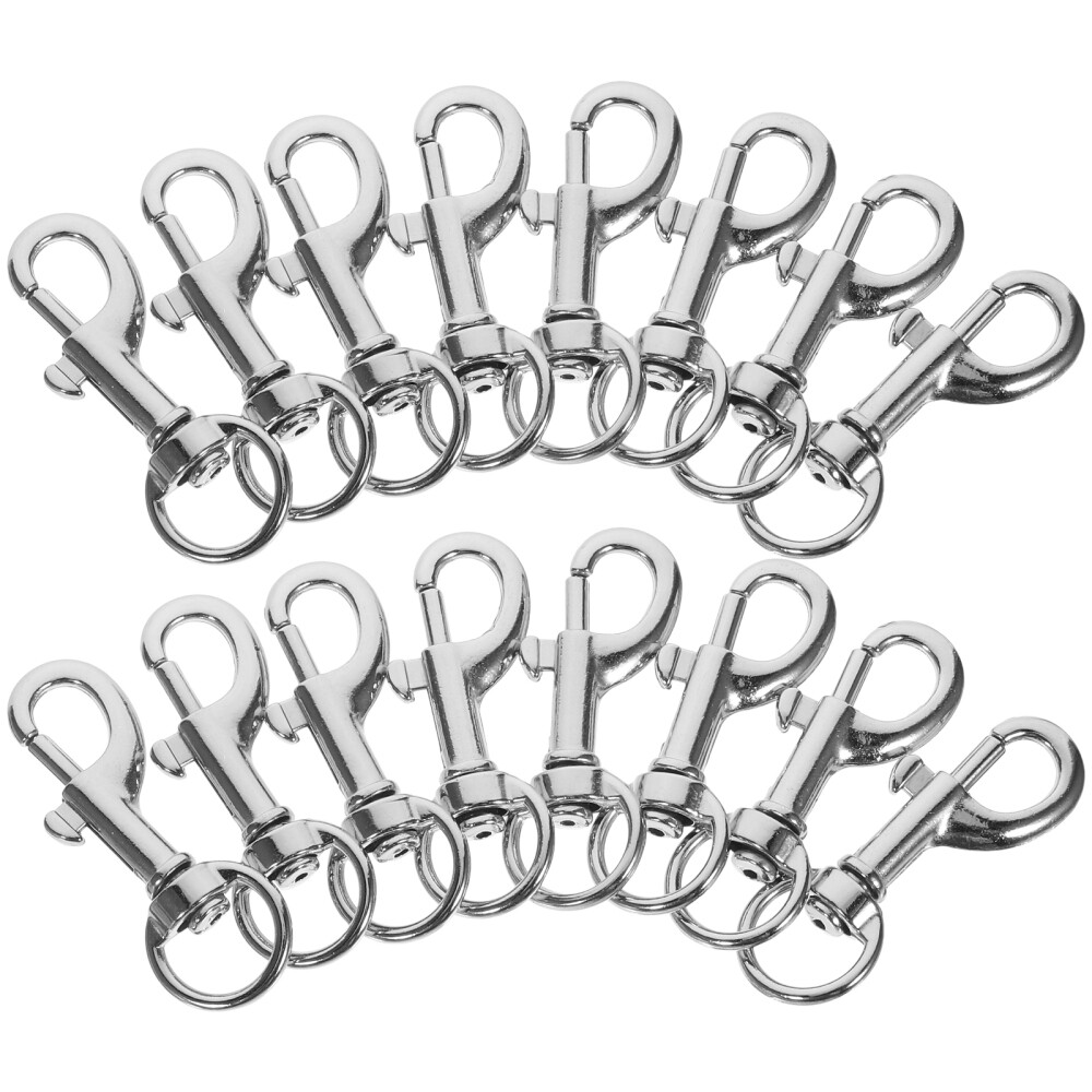 20 Heavy Duty Swivel Snap Clips for Dog Leashes and Hanging Gear