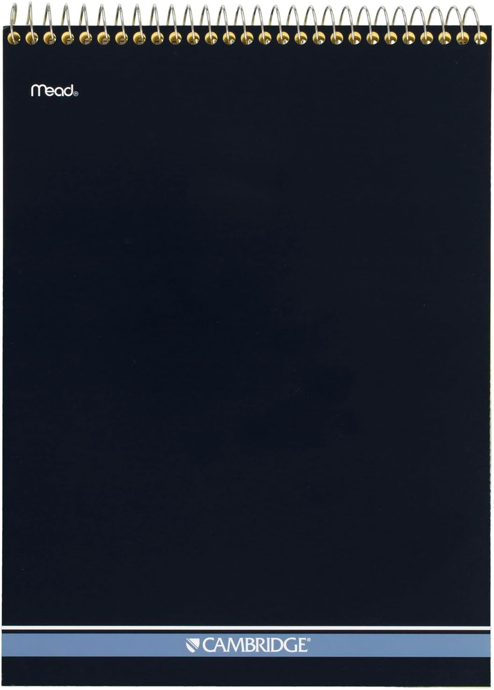 Top Bound Legal Pads with Wide Ruled Paper, 8.5x11 Inches, 70 Sheets, Green