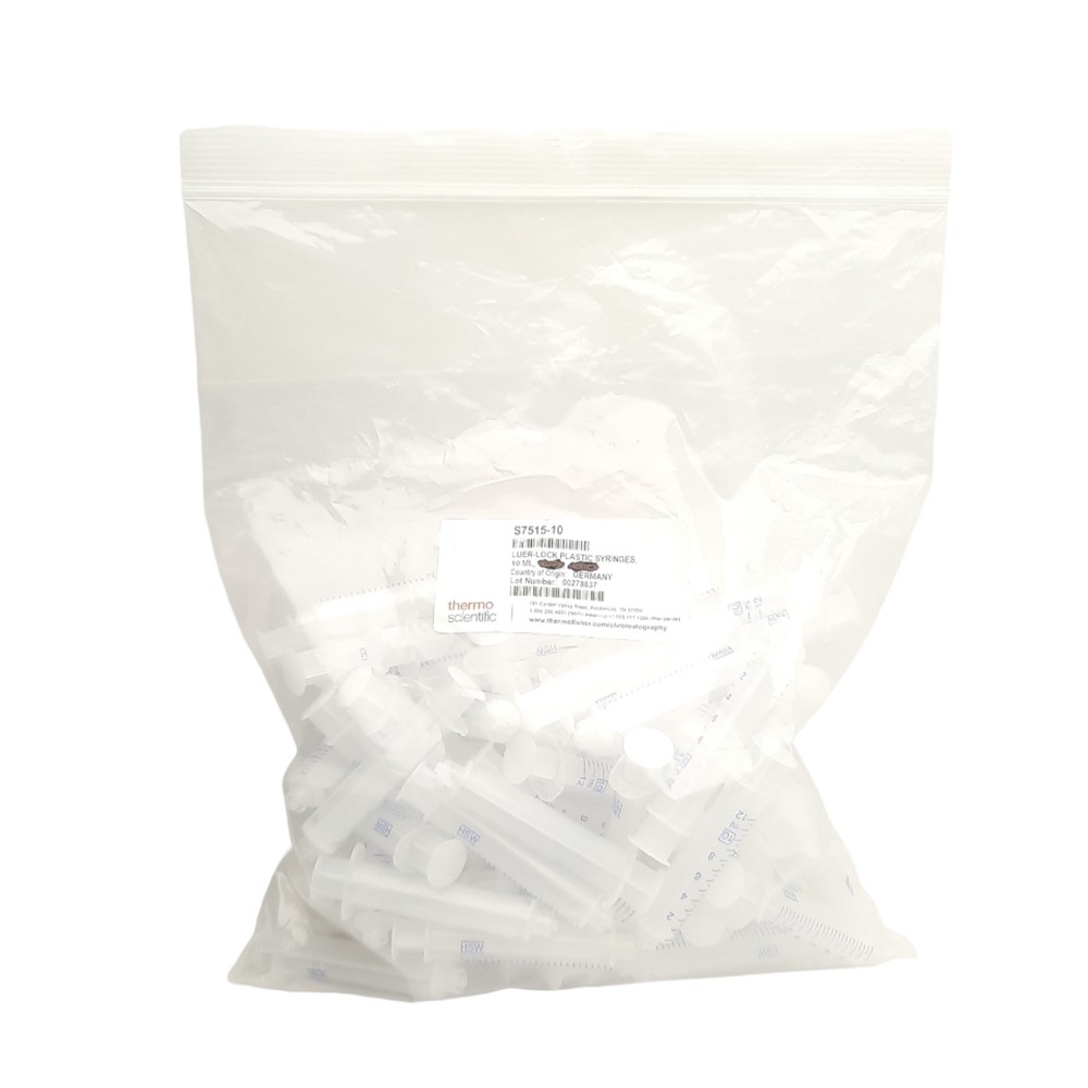 82 Thermo Scientific S7515-10 10mL Leur-Lock Disposable Syringes Bulk Lot