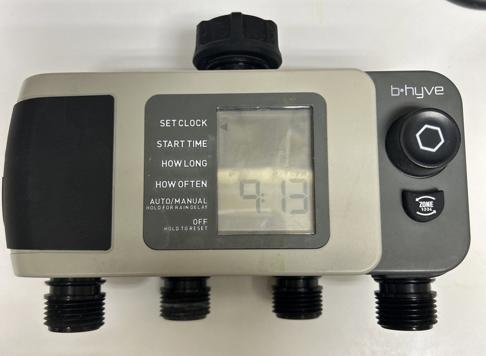 BHyve Smart Bluetooth Sprinkler Timer for Indoor Outdoor Use 4 Stations