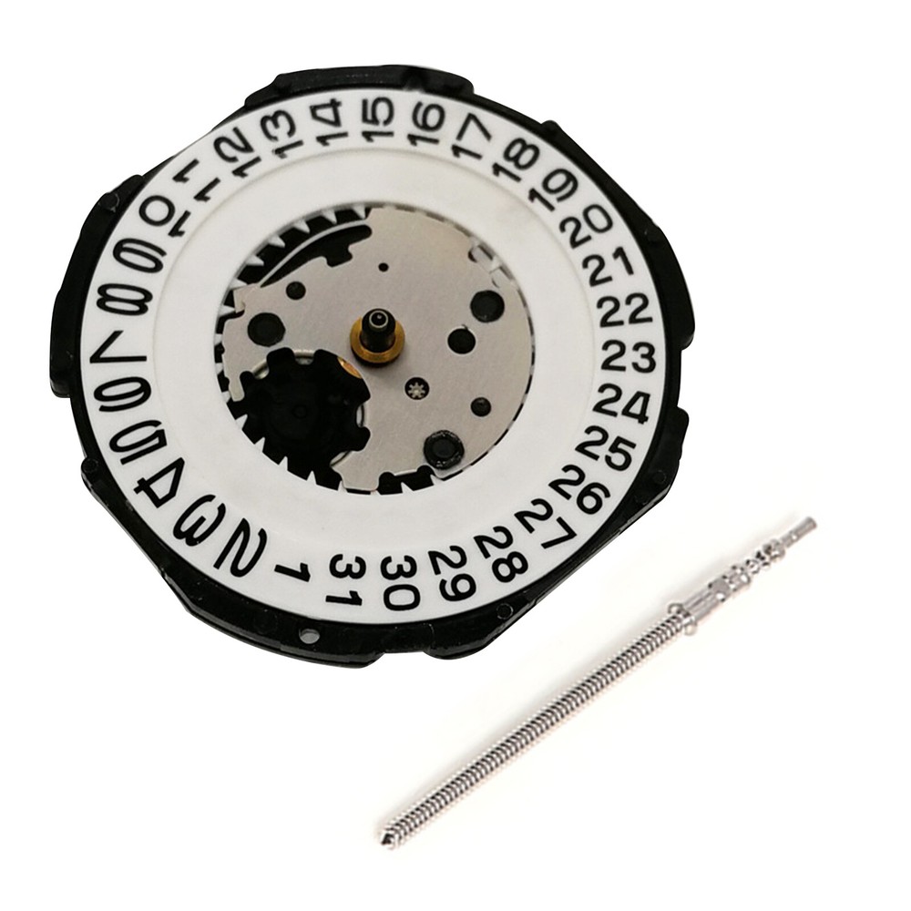 23.7mm 32,768Hz Quartz Watch Movement with Date at 3 and Adjustable Stem A