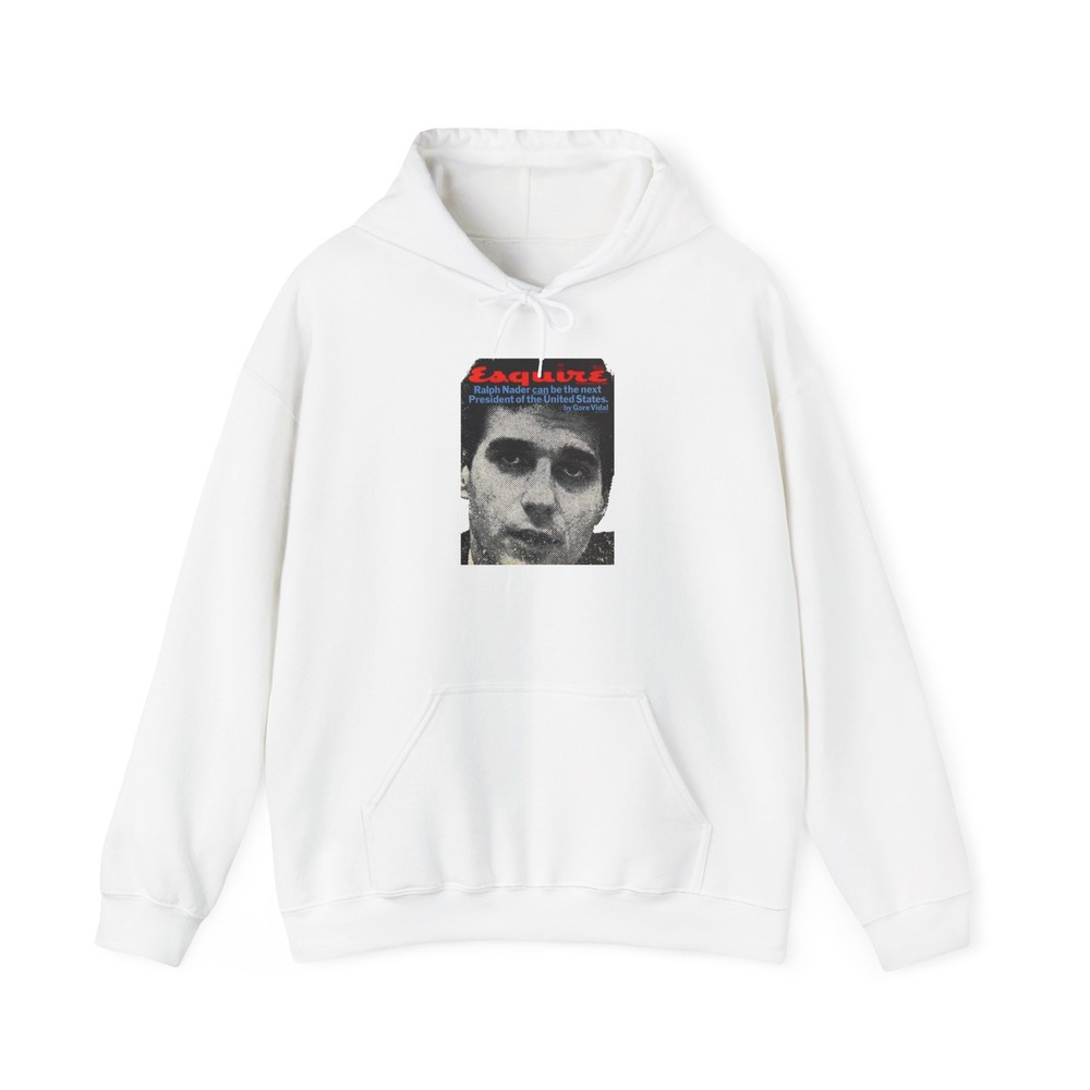 Ralph Nader Graphic Print Long Sleeve Crew Unisex Heavy Blend™ Hooded Sweatshirt