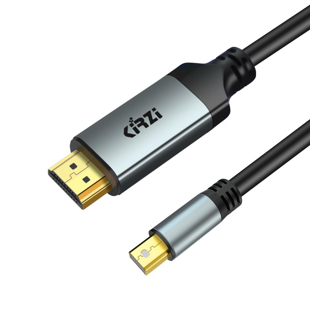 4K Mini DP to HDMI Cable 25Ft - 4K 60Hz UHD with Aluminum Shell