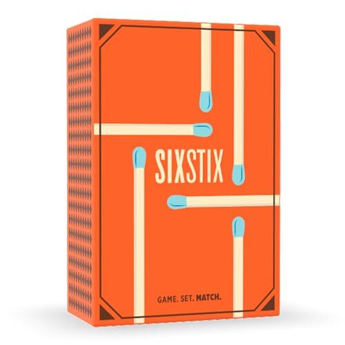 SIXSTIX Card Game - Logical and Visual Puzzles for Brainy Fun! Strategy Game,...