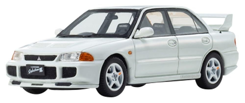 Kyosho 1/43 Mitsubishi Lancer Evolution III White Diecast Model