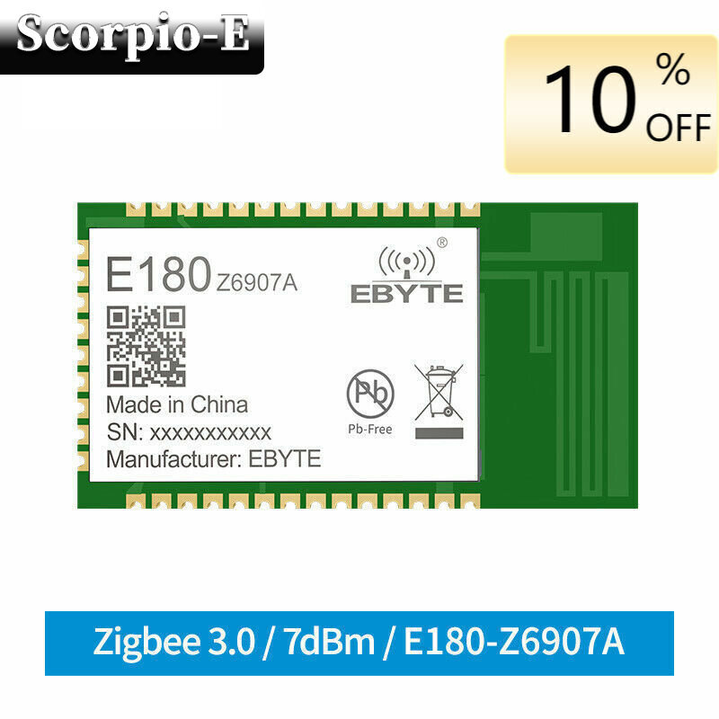 TLSR8269 IoT Wireless Soc Transceiver ZigBee 3.0 2.4GHz 7dBm 130m 32 Bit Module-image
