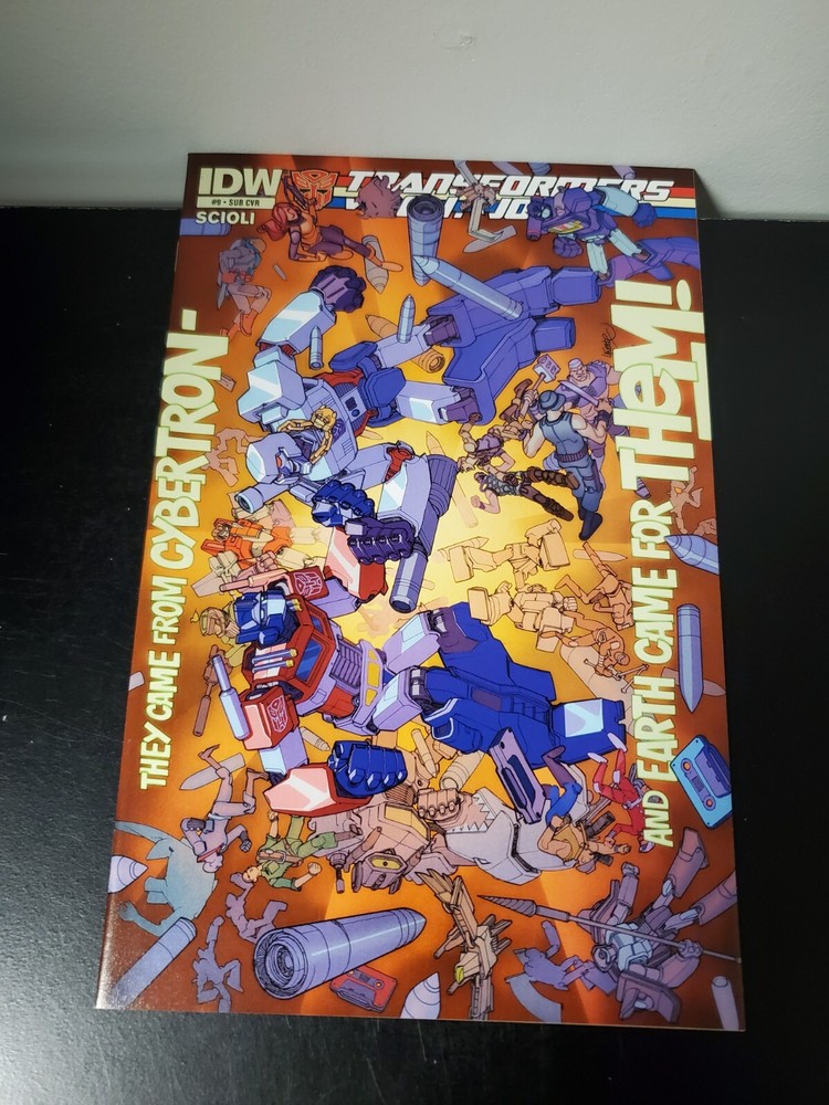 Transformers vs G.I. Joe #9 Sub Cover IDW Comic