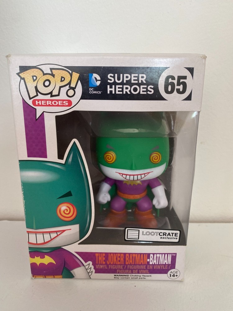 BNIB FUNKO POP VINYL DC COMICS THE JOKER BATMAN-BATMAN #65 FIGURE SUPER HEROES