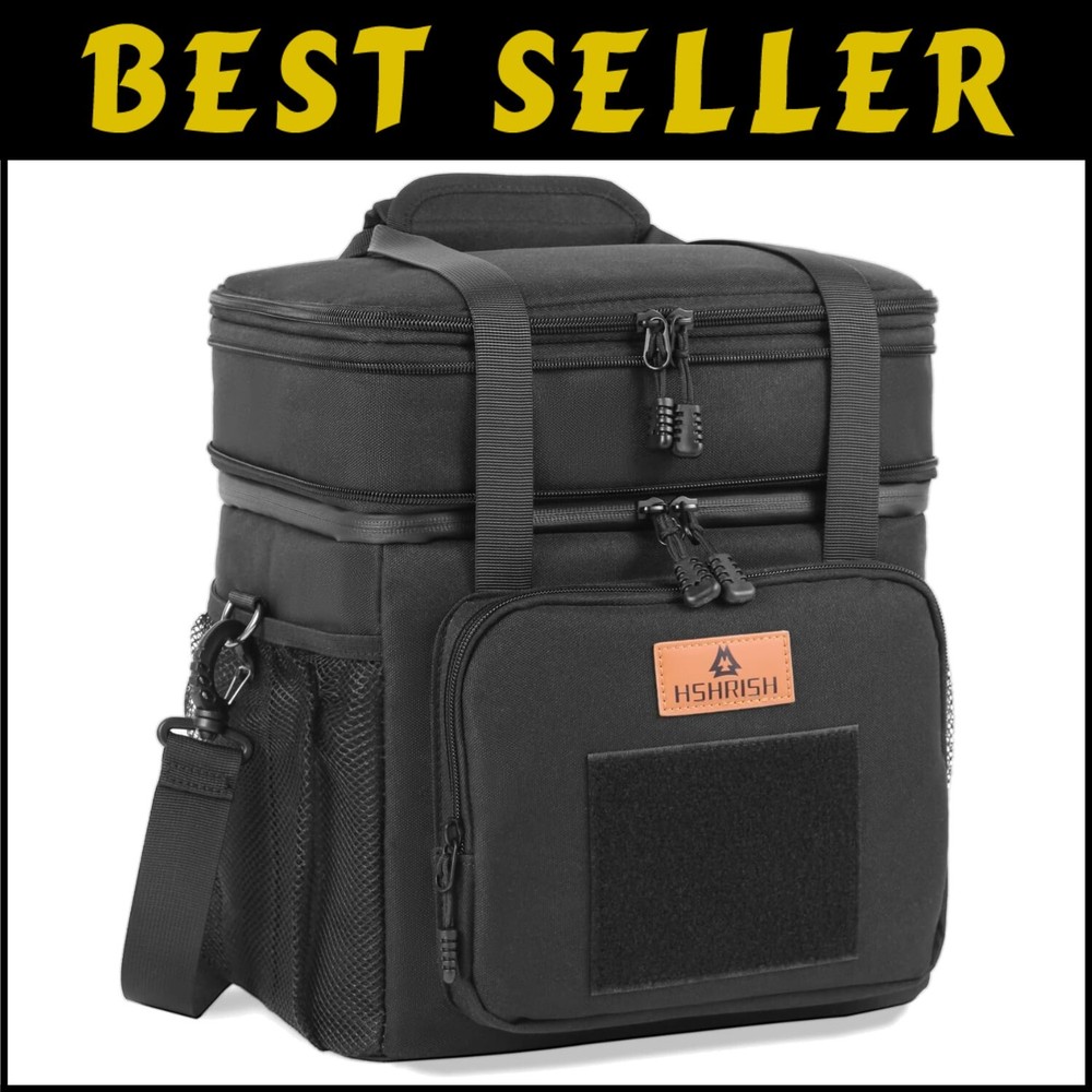 Premium 22L Expandable Tactical Lunch Cooler for Men and Women On-the-Go