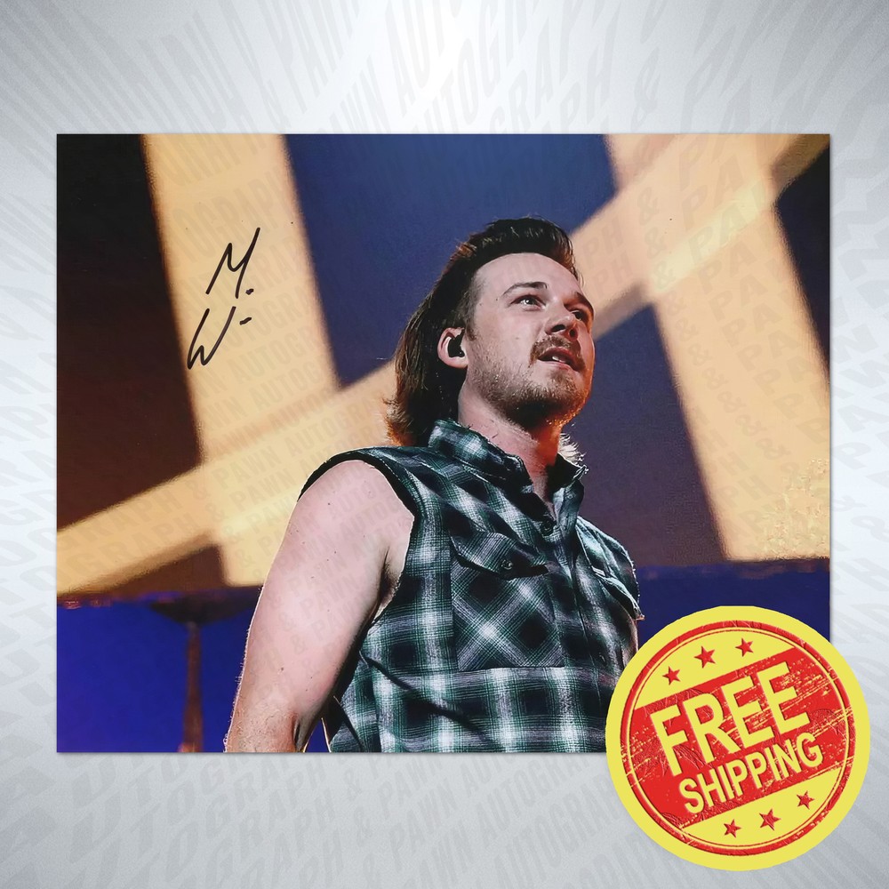 Morgan Wallen Signed 8x10 Photo Autograph Reprint Poster Available Now-image