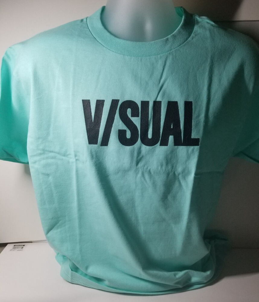 Visual Grip Logo Tee Men's Short Sleeve Size Medium Color Seafoam T-Shirt-image