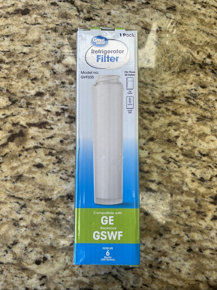 Great Value GVF035 Refrigerator Filter for GE Kenmore Replacement