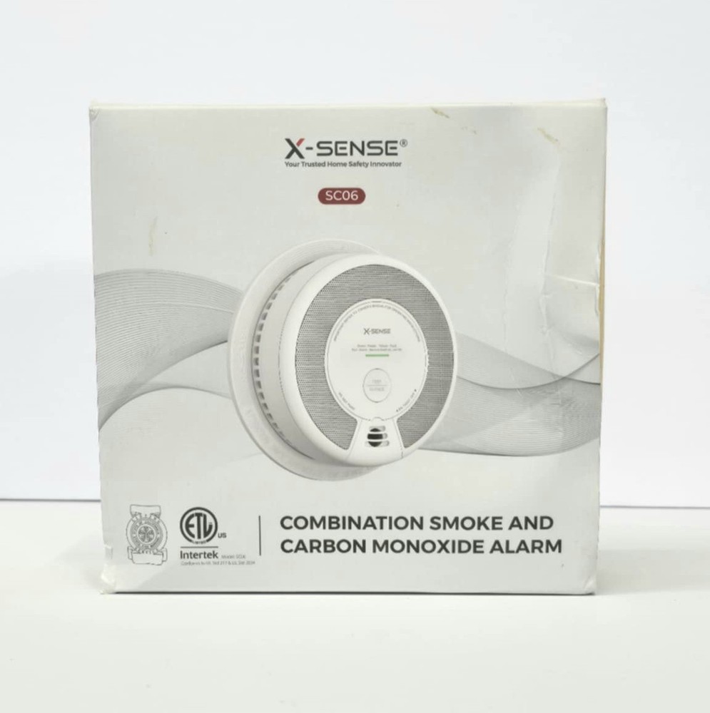 X-SENSE SC06 Dual Smoke and Carbon Monoxide Detector Alarm