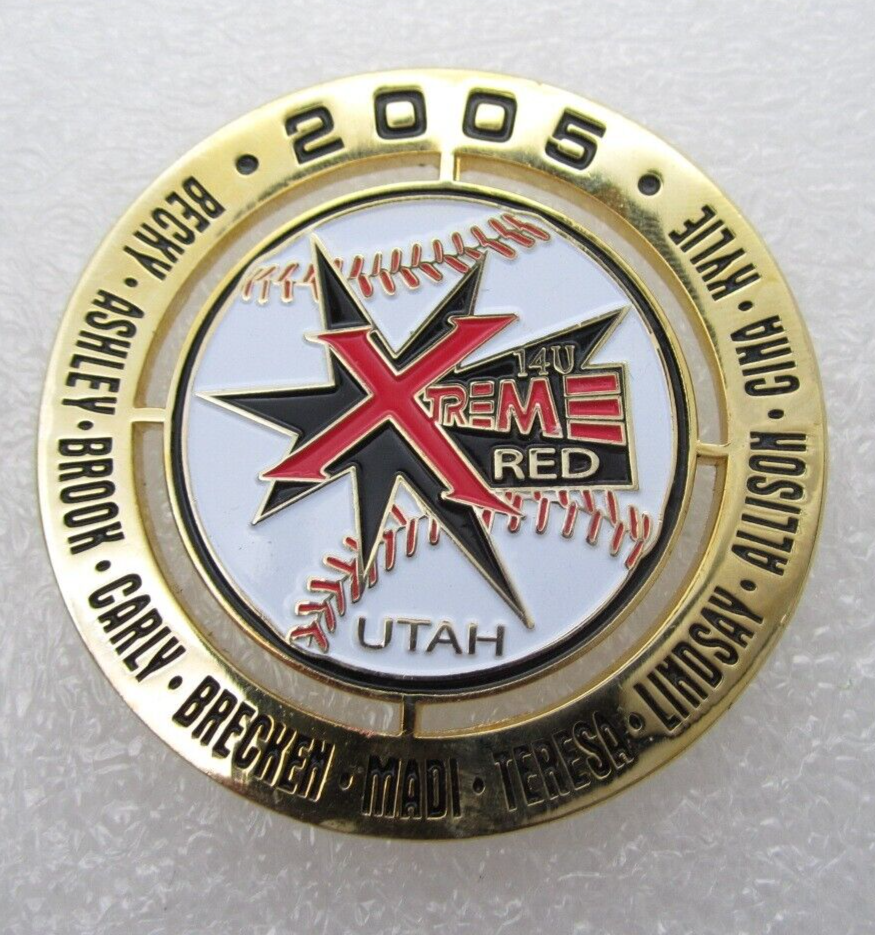2005 Extreme Red Utah Softball 14U Lapel Pin (C548)