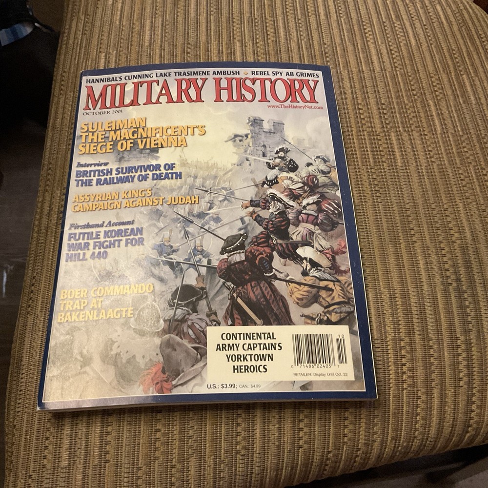 Military History Magazine October 2001, Korean War Fight Hill 440, Vienna Siege
