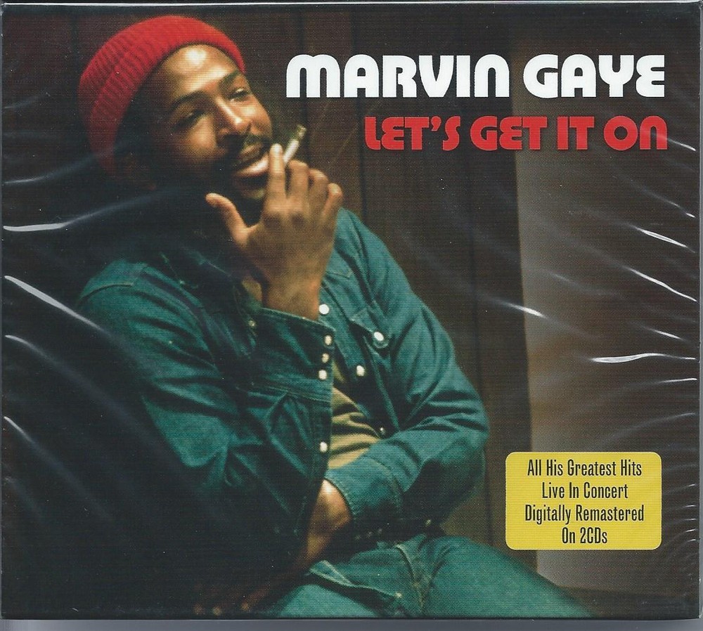 Marvin Gaye - Let's Get It On - Greatest Hits Live 2CD 2007 NEW/SEALED