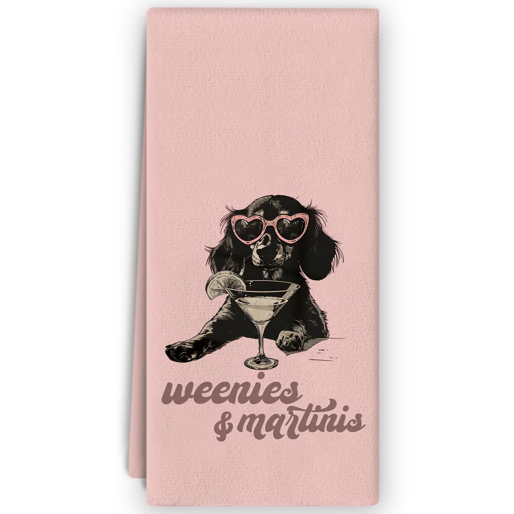 Dachshund Kitchen Dish Towels - Dachshund Gifts for Women, Wiener Dog Dachshu...