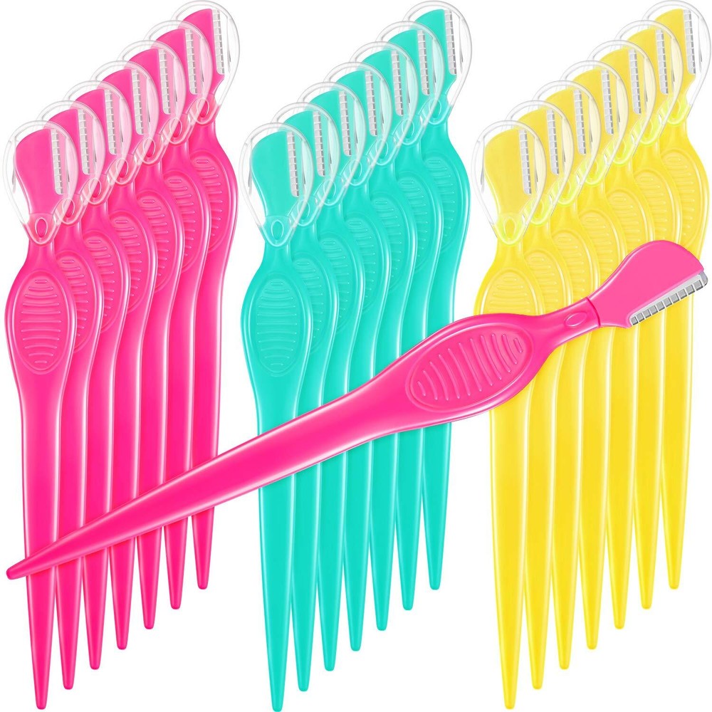 Mudder 21 Pcs Face Razors for Women and Men Eyebrow Razors Shaver Facial Razo...