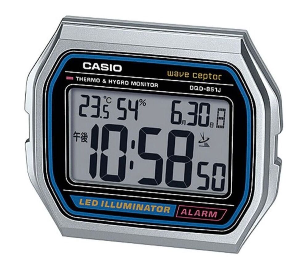 CASIO WAVE CEPTOR A158WA Motif electric wave alarm clock DQD-851J-8JF From JPN