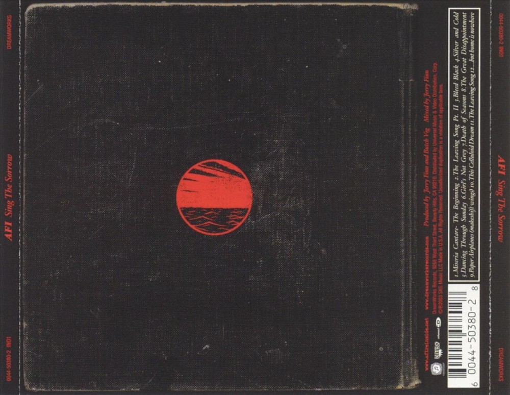 AFI SING THE SORROW [UK VERSION] NEW CD