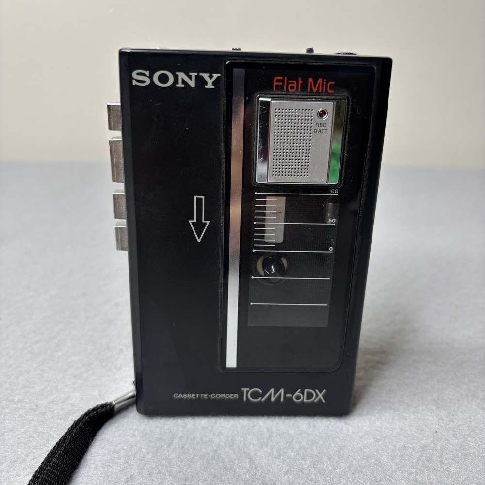 Vintage Sony TCM-6DX Cassette-Corder Player Recorder for Parts or Repair