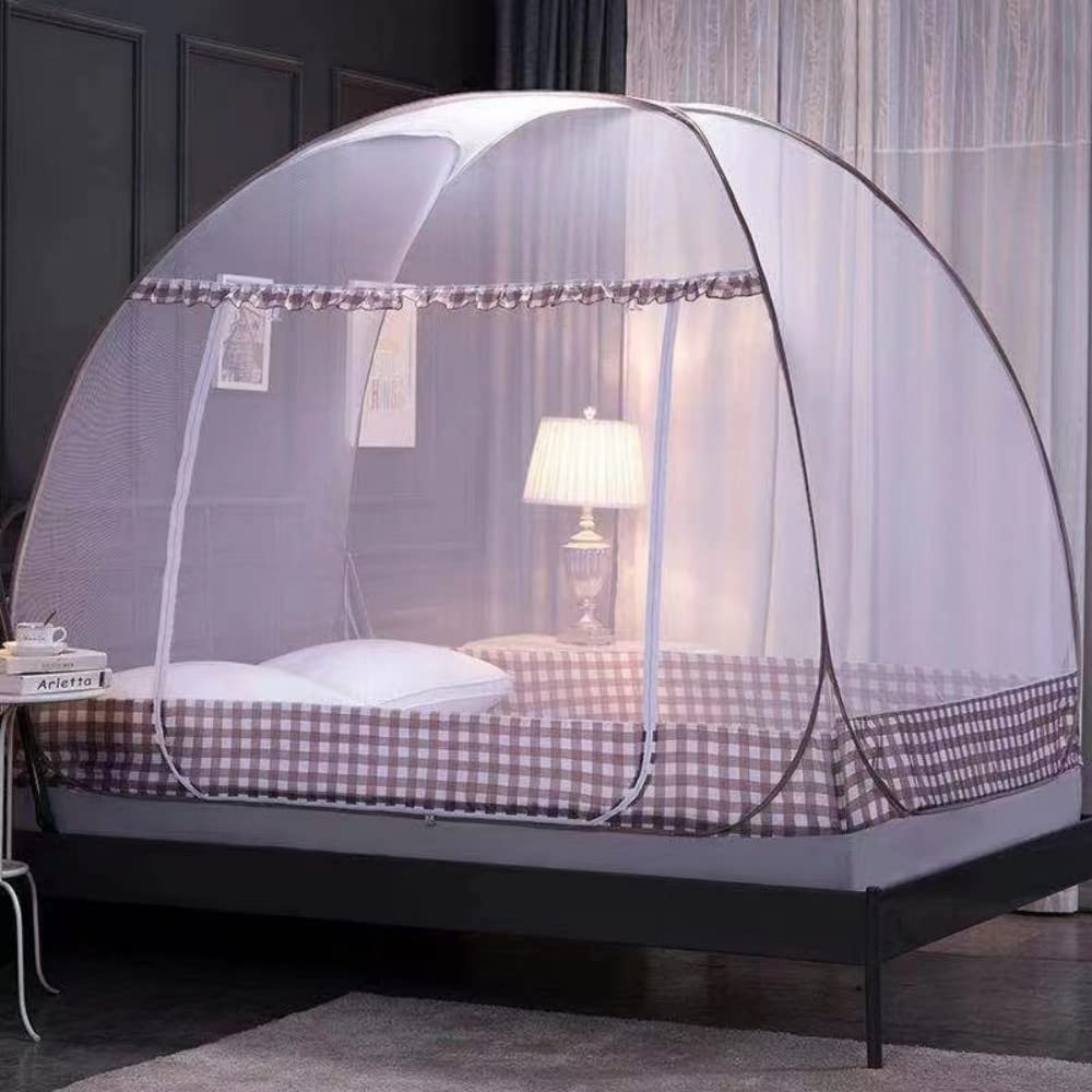 Mosquito Net for Bed,Pop UP Mosquito Net Tent Curtains,L79 x W71 x H59 inch T...