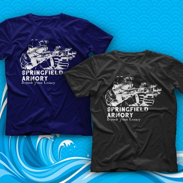 Riffle Armory Army Spring Field Military Firearms Multicolor Custom 2XL T-Shirt