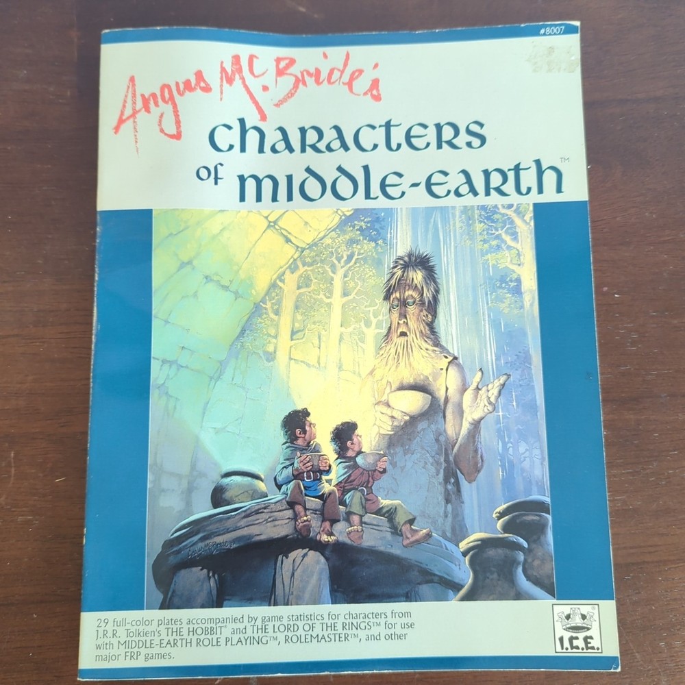 ICE MERP 1st Ed Characters of Middle-Earth Angus McBride #8007