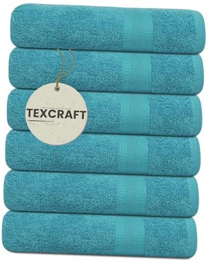 6-Piece Large Cotton Bath Towels – 24x50 Inches – Ultra Soft & Quick Dry