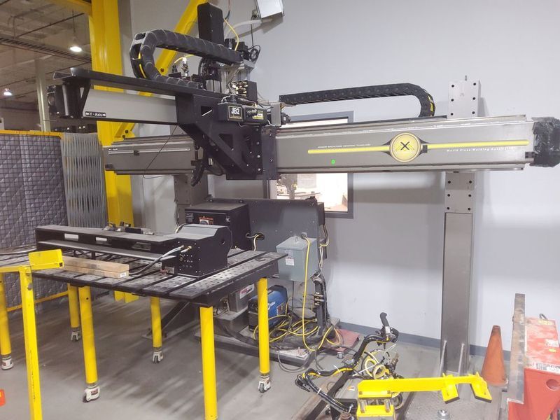 Amet Automated Column & Boom Welding System w/ BuildPro Table & Rotary Positi...-image