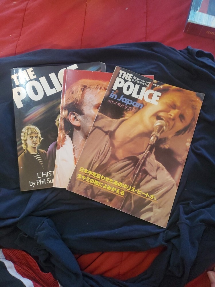 The Police in Japan 1980 Rock Magazine Music Life  Printed in Japan! Memorabilia